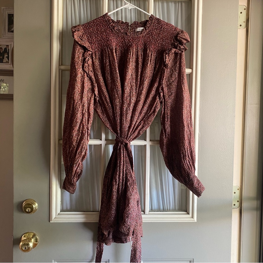 Doen Oliver Floral Ruffled Mini Dress - Picture 12 of 13